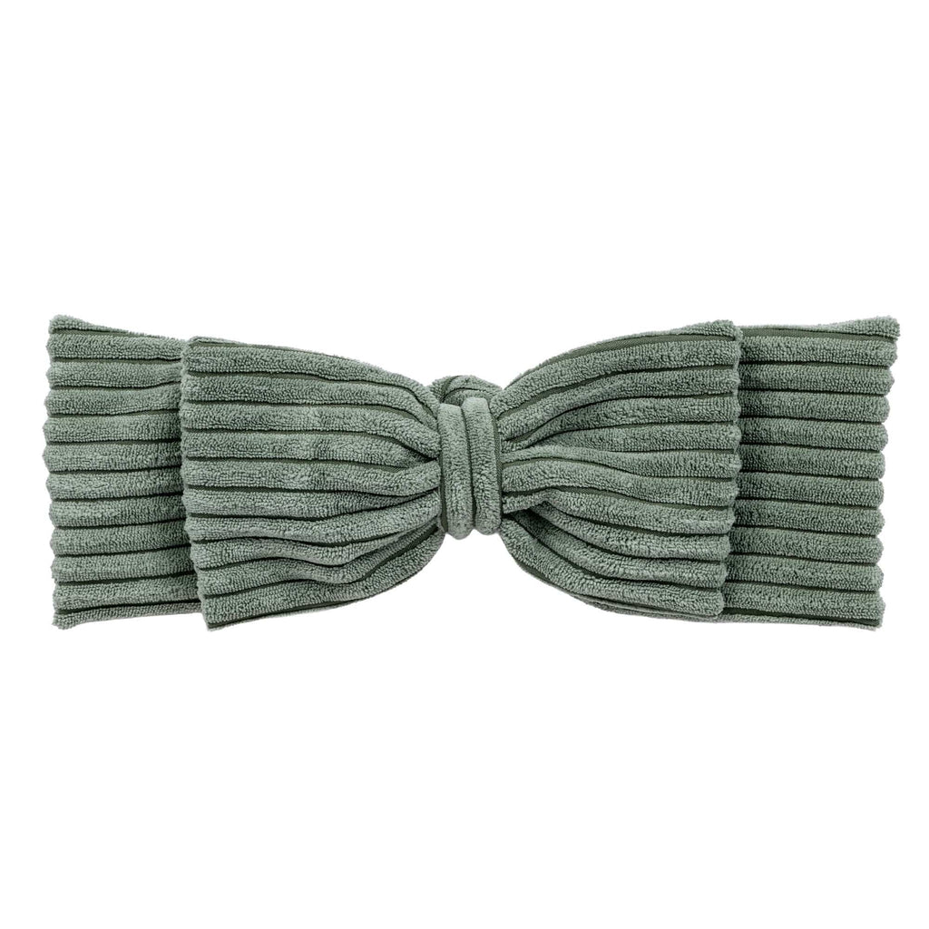 Baby Nest With Braided Bumper - Olive Green