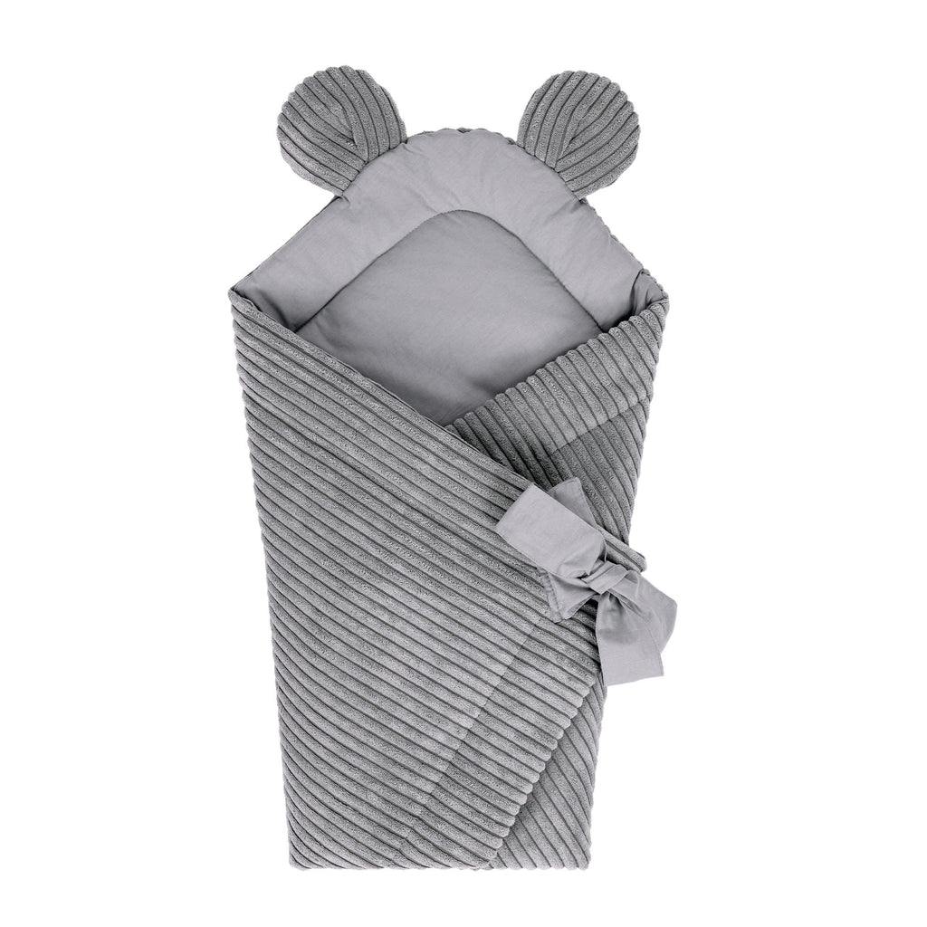 Baby Swaddle Wrap for Sleeping and Cuddling – Grey